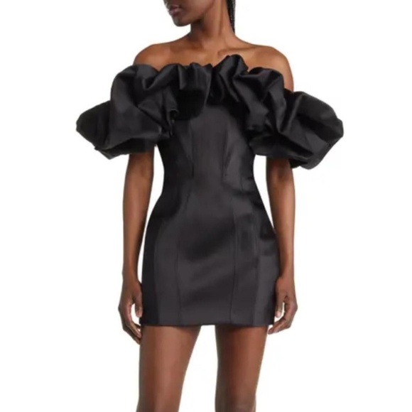 House of CB Selena dress in black - Picture 1 of 4